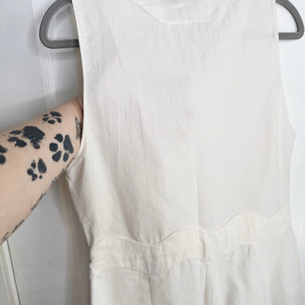 Adriana Degreas Moves Romper Off White Plunging Neckline Sexy Date Night L - Picture 15 of 15